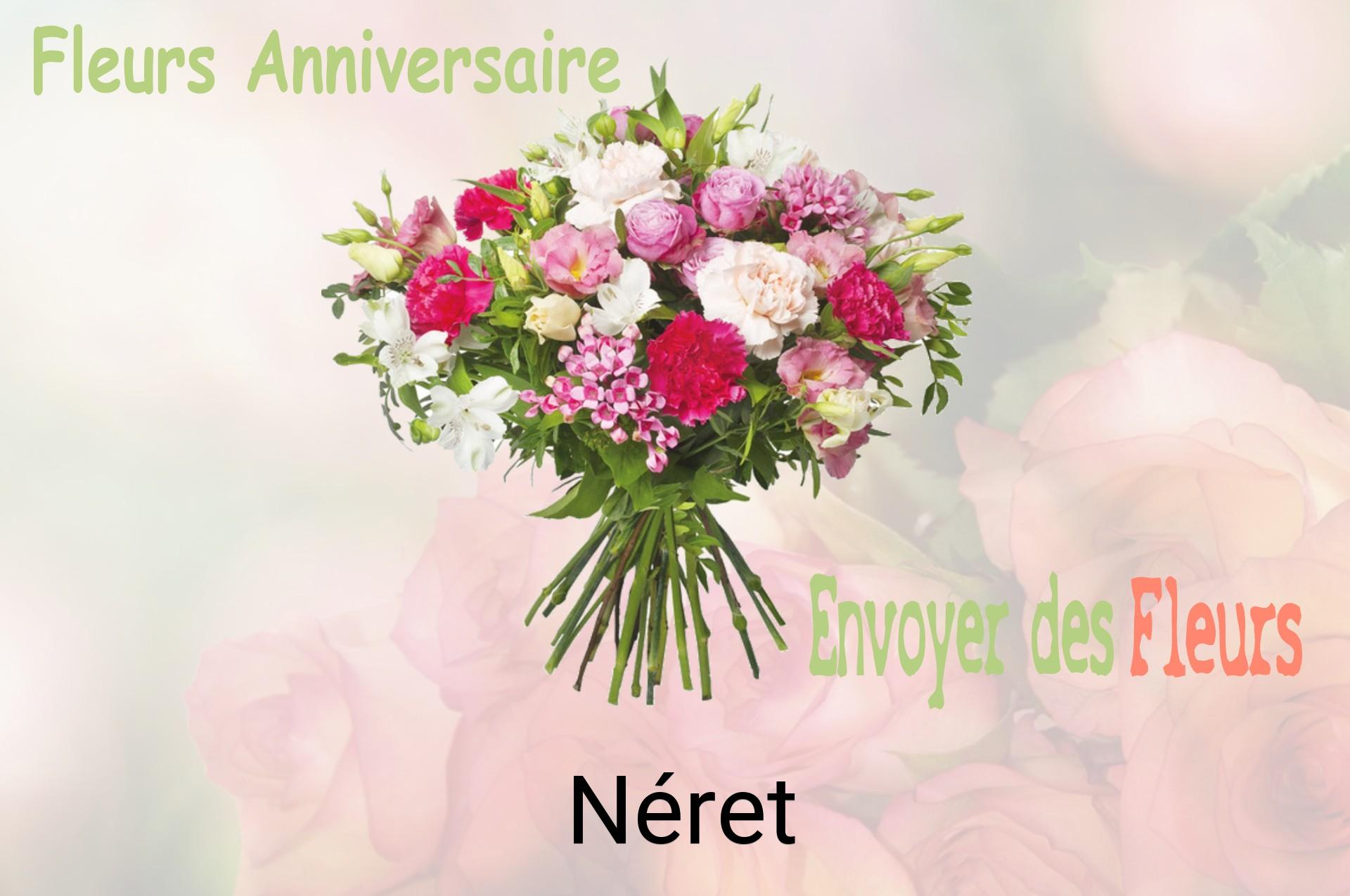 Bouquet de fleurs d’anniversaire livré à Néret